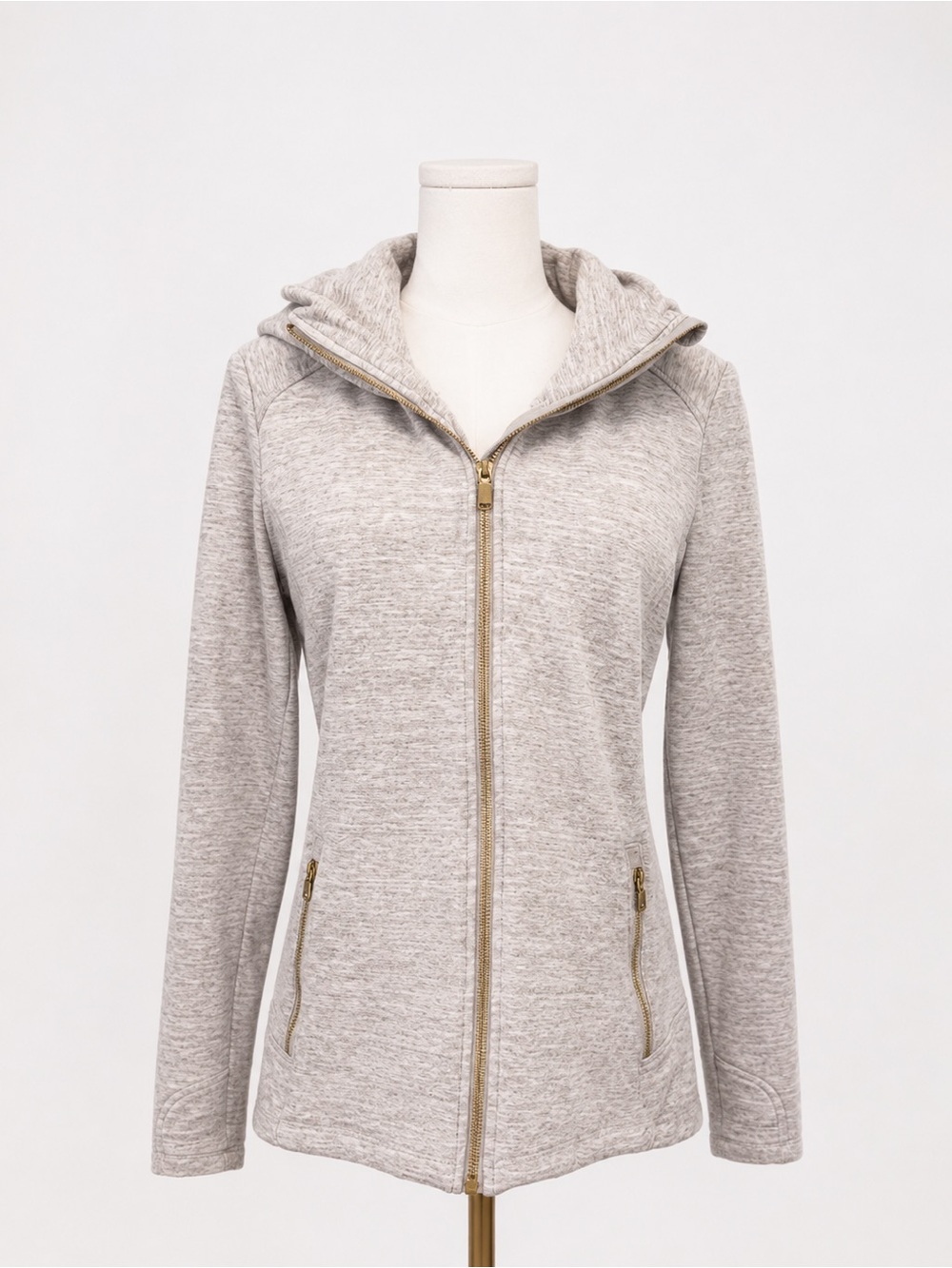 Athleta - lux cozy beige sweatshirt, size medium